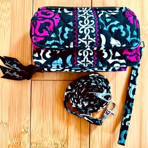 Vera Bradley All In One Crossbody in Canterberry Magenta (Retired)